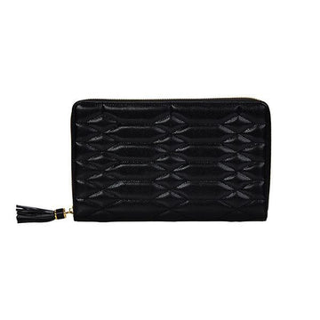 Wolf Large Zipper Case Faux Leather Jewelry Box 160310213 [P]