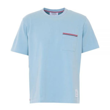 Thom Browne Cotton RWB Pocket Short Sleeve T-Shirt 156935741 [P]