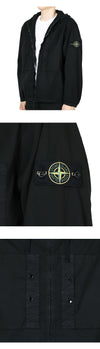 STONE ISLAND 男性用ワッペンパッチスーピマコットンジャケット 133624962 [P]