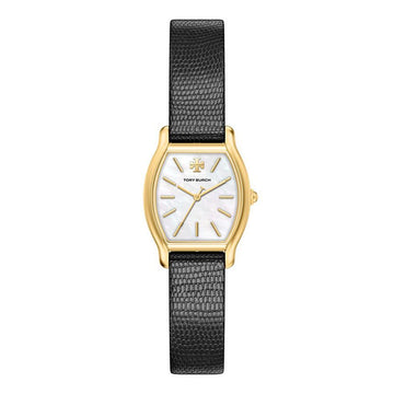 TORY BURCH エレノア カーブ スモール スクエア レディース レザー ウォッチ 160314726 [P]