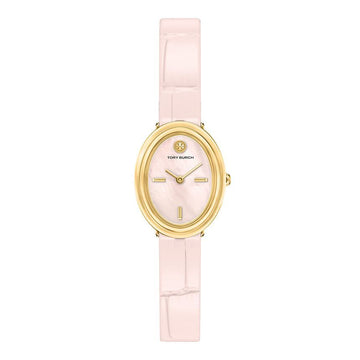 Tory Burch The Oval Women's Leather Watch 160314736 [P]