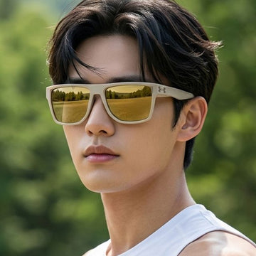 UNDER ARMOUR Sport-Sonnenbrille UA LAUNCH 2 G 3Y5K1 Gold verspiegelt 160314739 [P]