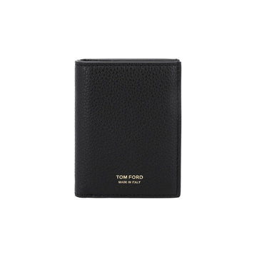 Tom Ford Classic Logo Grain Leather Card Holder 160314767 [P]