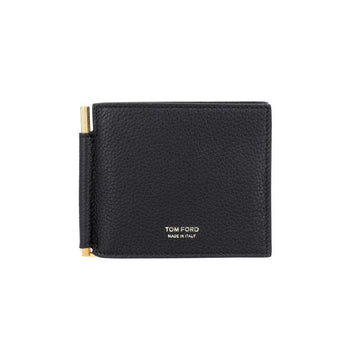 Tom Ford Classic Logo Grain Leather Folder Money Clip 160314775 [P]