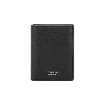 TOM FORD クラシックロゴグレインレザー名刺入れ 160314778 [P]