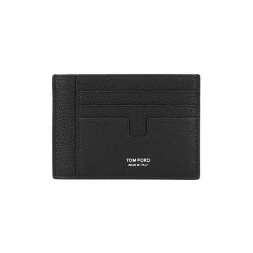 TOM FORD クラシックロゴグレインレザー名刺入れ 160314798 [P]