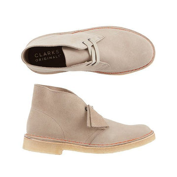 CLARKS Wüstenbeige Wildlederstiefel 160314832 [P]