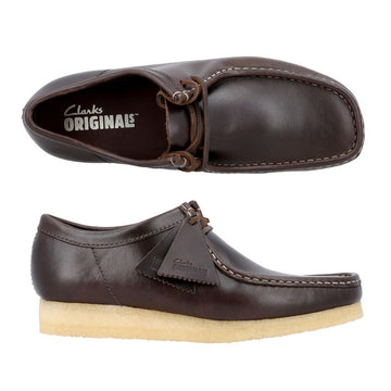 CLARKS ダークブラウン レザー ローファー 160314834 [P]