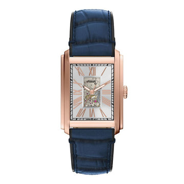 Fossil ME3274 Carraway Skeleton Square Men's Leather Watch 160314868 [P]