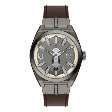 FOSSIL LE1245SET (マンダロリアン) メンズレザーメッ時計 160314870 [P]