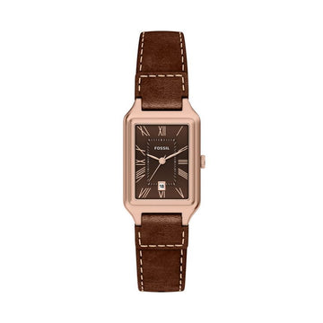 FOSSIL Damen Lederuhr Raquel 160315006 [P]