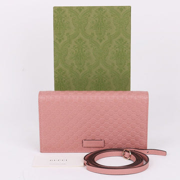 GUCCI GGマイクロシマピンクミニクロスバッグ466507 160318113 [P]