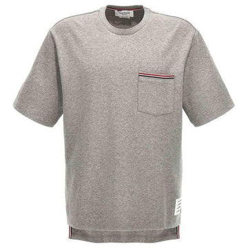 THOM BROWNE Oversized Baumwoll-T-Shirt mit Taschen 26 Milano 156928611 [P]