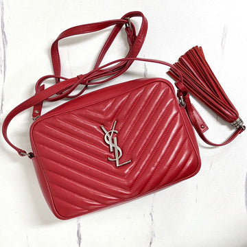 SAINT LAURENT Lou Kameratasche Schultertasche & Crossbody Tasche Rot (520534) 160322851 [P]