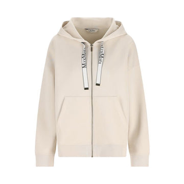 MAXMARA ドローストリング フード ジップアップ アイボリー 2619921031 001 153212585 [P]