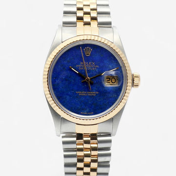 ROLEX 16013 Lapis Lazuli Custom Dial Datejust 36 Kombi Herren Uhr 1986 160324732 [P]