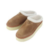 PRADA Shearling Wildleder Plattform Sandalen Größe 38 37734-2 160326940 [P]