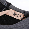 NO. 21 Damen Sweatshirt mit Spitze in Grau 160328362 [P]