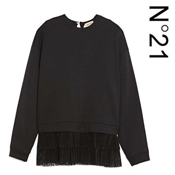 NO. 21 Damen Layered Cropped Sweatshirt 160328354 [P]