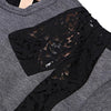 No. 21 Oversized Neoprene Gray Sweatshirt 160328380 [P]