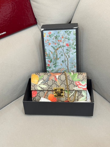 GUCCI Blumen-Paddlock-Crossbody-Tasche 160329191 [P]