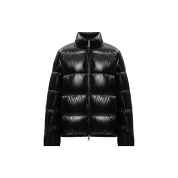 MONCLER Abadia Logo Patch Daunenjacke Schwarz 1A001 40 5963V 999 160329309 [P]