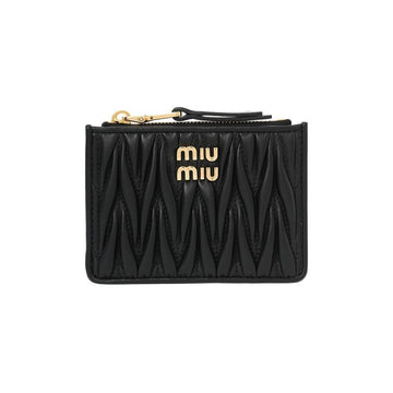 MIU MIU 26FW Matelassé Schlüsselanhänger Kartenetui Schwarz 5MC093 AFPP F0002 160329357 [P]