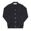 COMME DES GARCONS カードigan AX-N080-051 2 プレイ スモール レッド ハート ワッペン 144768417 [P]