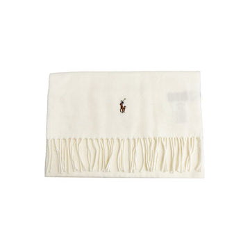 POLO RALPH LAUREN 26FW Pony Logo Stickerei Schal Ivory 449P02047 001 160329466 [P]
