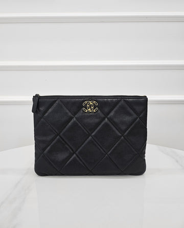 CHANEL 19 Lammleder New Medium Clutch AP0951 160329481 [P]