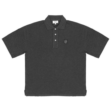 MAISON KITSUNE Kurzarm Polo mit Oversize-Fit und Fox-Kopf-Design 158399792 [P]