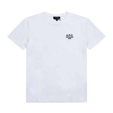 APC Unisex Short Sleeve T-Shirt M26388 TAE White/Dark Navy 151112489 [P]