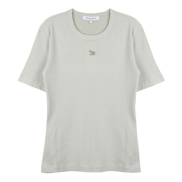 Maison Kitsune Baby Fox Ribbed Slim Fit T-Shirt 156973192 [P]