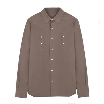 RICK OWENS TEX 34 Baumwollhemdjacke 64234236 [P]