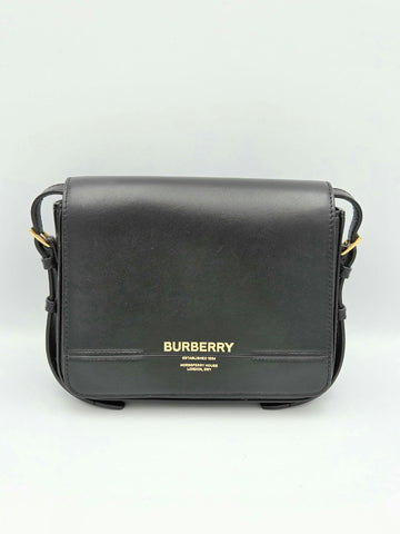 BURBERRY Klein Grace Bag Crossbody Schwarz Zustand A+ 160329943 [P]