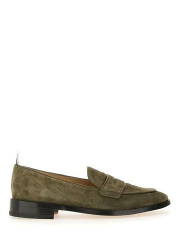 Thom Browne Suede Varsity Penny Loafer MFL087A L0037 320 141548840 [P]