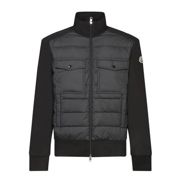 MONCLER Knit-Padding-Cardigan Schwarz 8G00033 89AHS 999 160330044 [P]