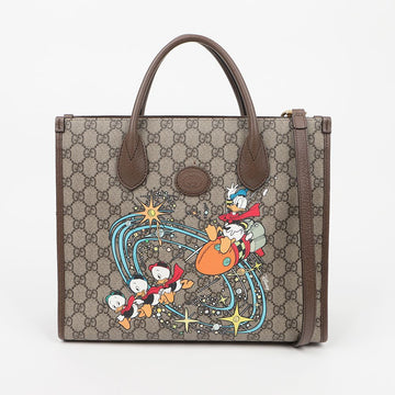 Gucci 648134 GG Disney Donald Duck Tote Shoulder Bag 159887356 [P]