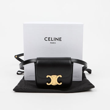 Celine Mini Claude Shiny Calfskin Black 159887840 [P]