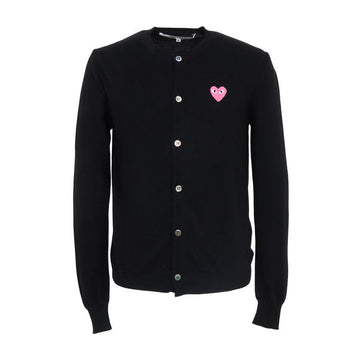 Comme Des Garcons Cardigan with Pink Patch AX N098 051 1 (Unisex) 160331310 [P]