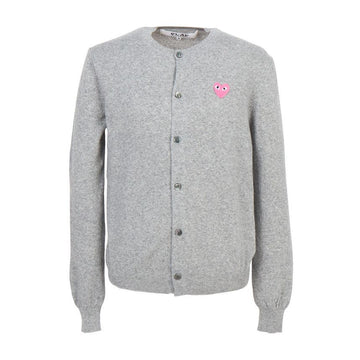 COMME DES GARCONS Cardigan in Pink mit Patch AX N098 051 2 (Unisex) 160331378 [P]