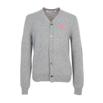 Comme Des Garcons Pink Wappen Cardigan AX N099 051 2 (Unisex) 160331698 [P]