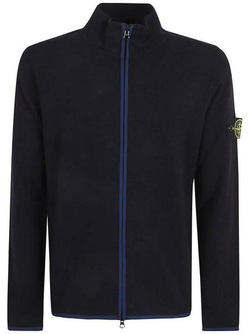 STONE ISLAND ストレッチウールフルジッパーカーディガン 133074659 [P]