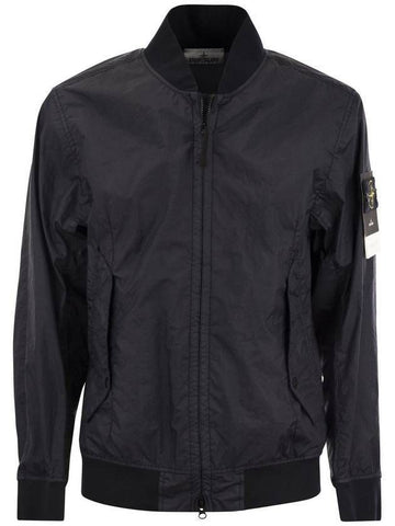 STONE ISLAND メンブレナ 3L TC ボンバージャケット 801541223 V0020 133074741 [P]