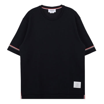 THOM BROWNE コットンラグビーハーフスリーブTシャツ MJS282A J0199 415 142313628 [P]