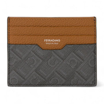 Salvatore Ferragamo Monogram Men's Card Holder 160332348 [P]