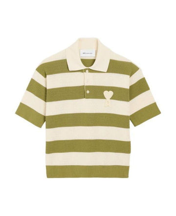 AMI Cotton Short Sleeve Polo 156729689 [P]