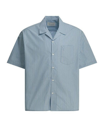 AMI Cotton Short Sleeve Oversized Shirt 156729440 [P]