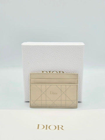 Dior Trianon Freesia Card Holder Beige 26 Year (S4601) 160334339 [P]
