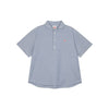 DANTON レディース ラウンドカラー プルオーバー シャツ ブルー DT-B0283-BL 155887172 [P]